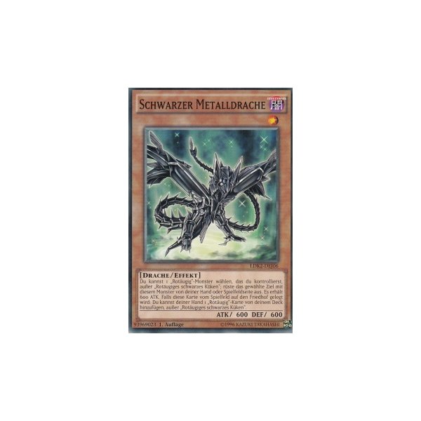 Schwarzer Metalldrache LDK2-DEJ06