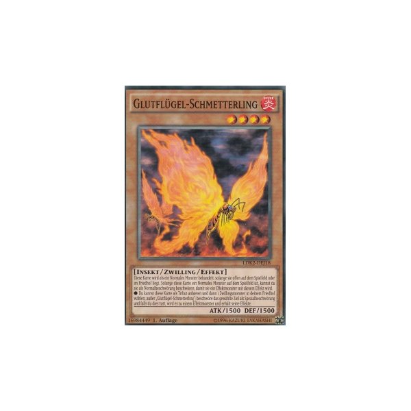 Glutfl&uuml;gel-Schmetterling LDK2-DEJ18