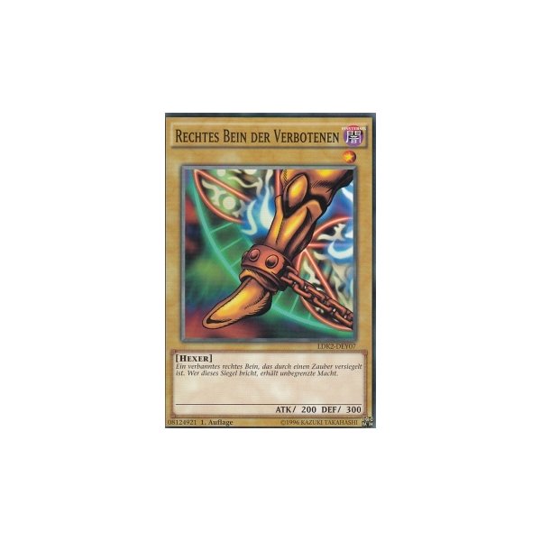 Rechtes Bein der Verbotenen LDK2-DEY07