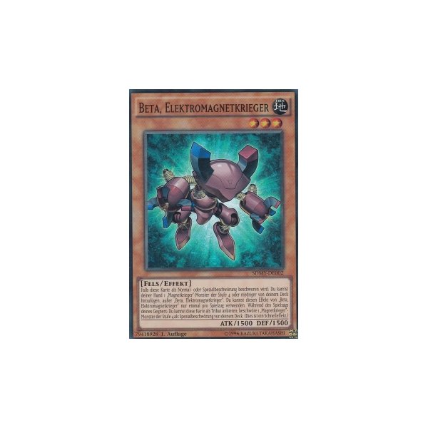 Beta, Elektromagnetkrieger SDMY-DE002