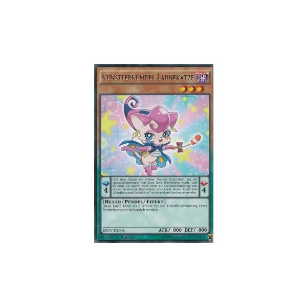 K&uuml;nstlerkumpel Launekatze INOV-DE002