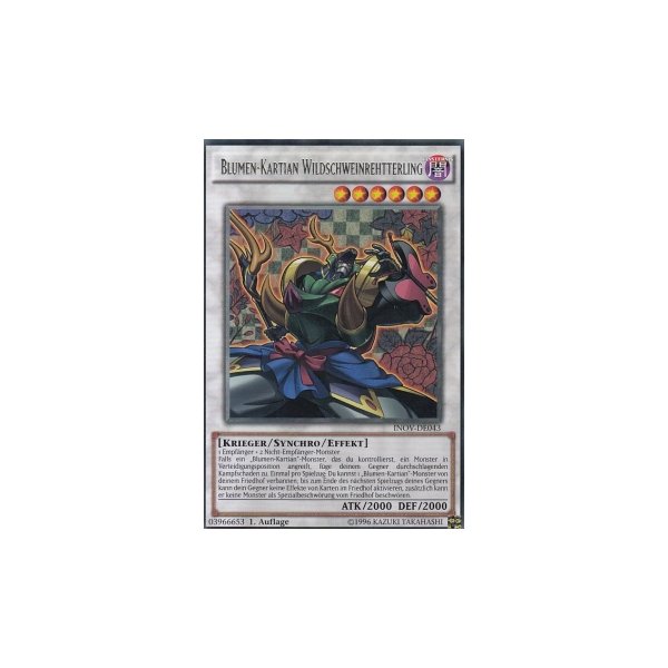 Blumen-Kartian Wildschweinrehtterling INOV-DE043