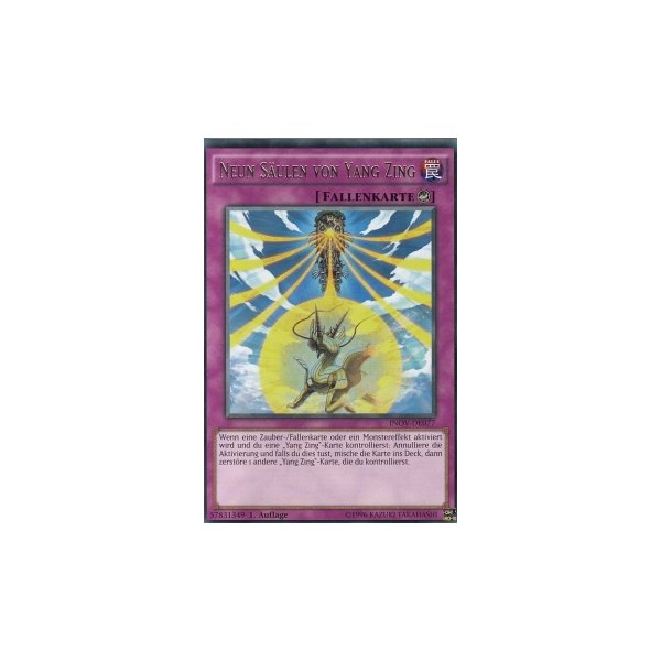 Neun S&auml;ulen von Yang Zing INOV-DE077