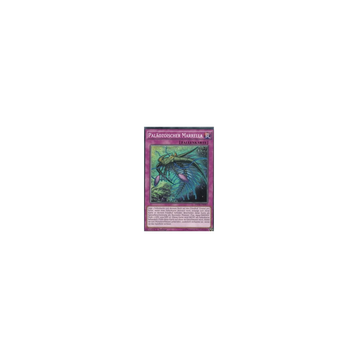 Yu-Gi-Oh! Paleozoic Marrella Trap Card - INOV-EN097 Common 1st Edition (Invasion: Vengeance)