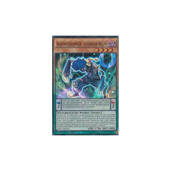 Abgrundschauspieler - Aufs&auml;ssiger Neuling DESO-DE019