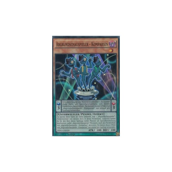 Abgrundschauspieler - Komparsen DESO-DE020