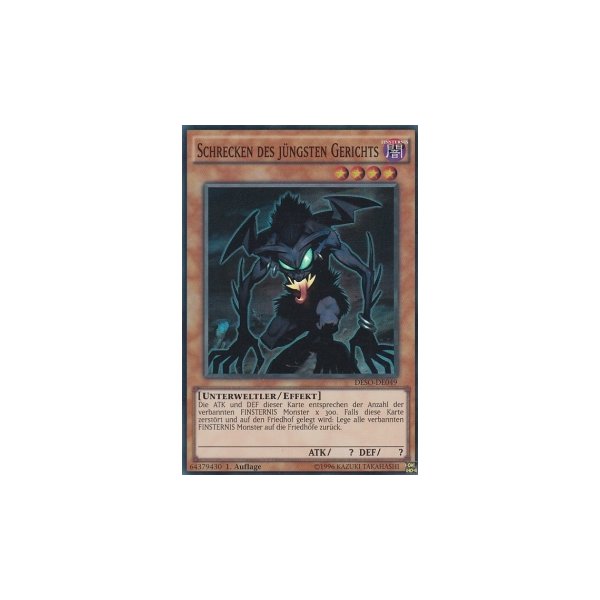 Schrecken des j&uuml;ngsten Gerichts DESO-DE049