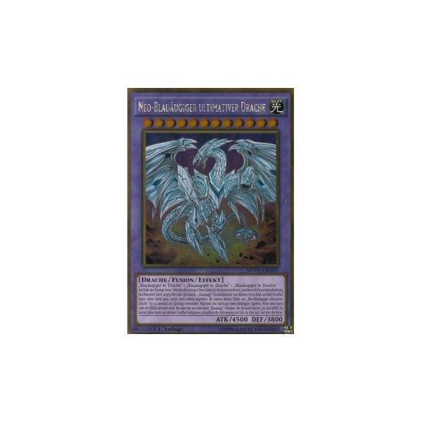 Neo-Blau&auml;ugiger ultimativer Drache MVP1-DEG01