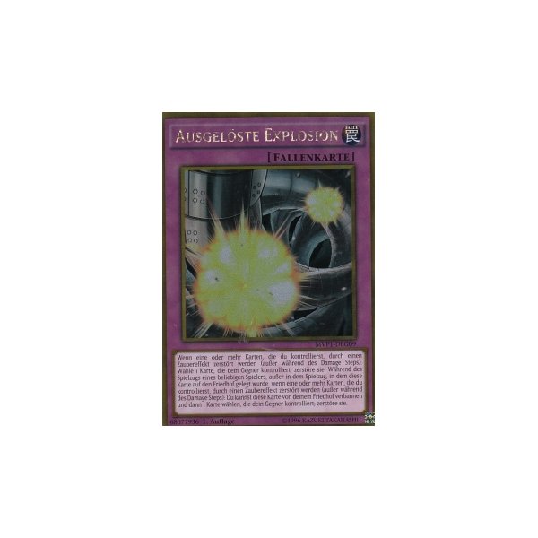 Ausgel&ouml;ste Explosion MVP1-DEG09