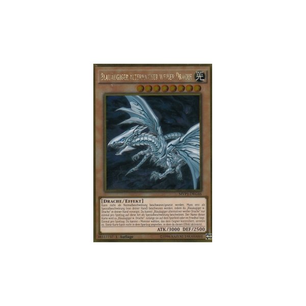 Blau&auml;ugiger alternativer wei&szlig;er Drache MVP1-DEG46