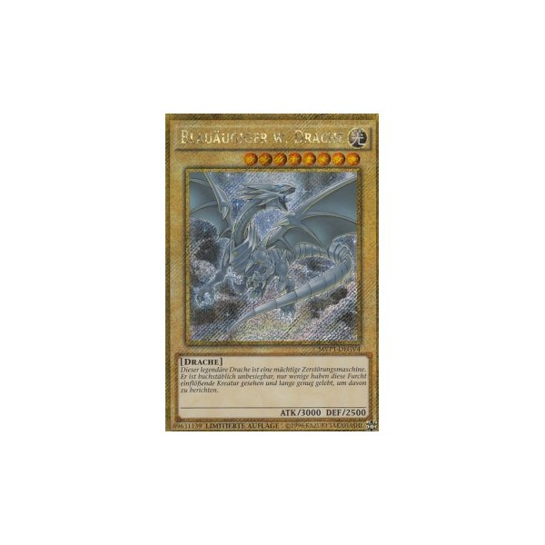 Blau&auml;ugiger w. Drache (Gold Secret Rare) MVP1-DEGV4