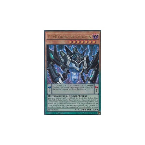 D/D/D-Chaosk&ouml;nig Apokalypse SDPD-DE001