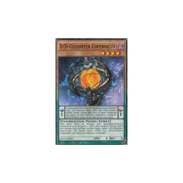 D/D-Gelehrter Copernicus SDPD-DE003