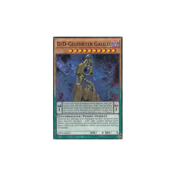 D/D-Gelehrter Galilei SDPD-DE010