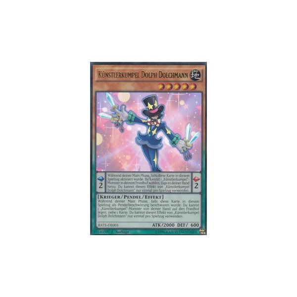 K&uuml;nstlerkumpel Dolph Dolchmann RATE-DE003