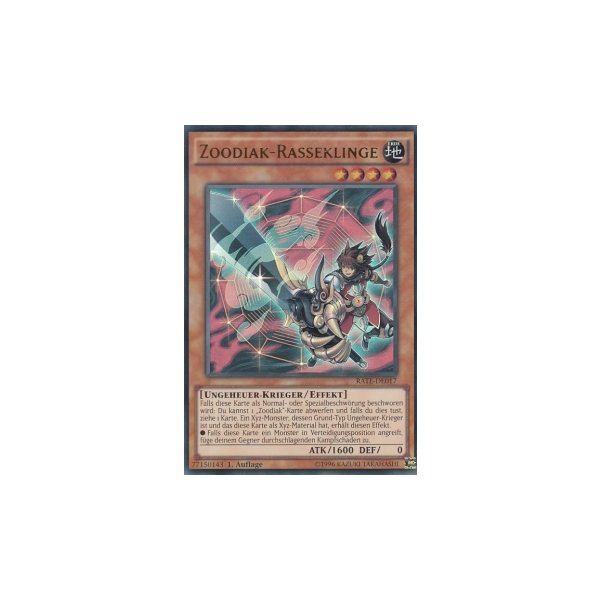 Zoodiak-Rasseklinge RATE-DE017