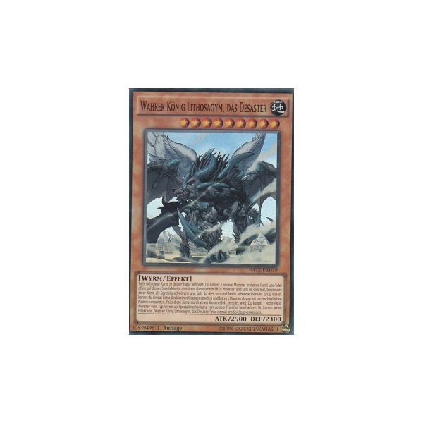 Wahrer K&ouml;nig Lithosagym, das Desaster RATE-DE019
