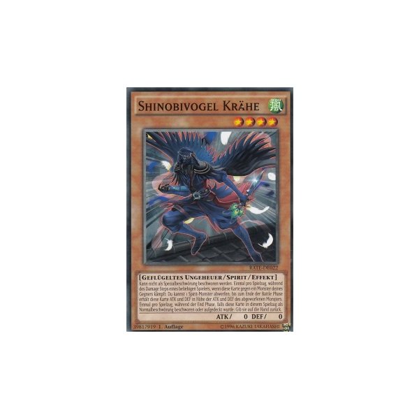 Shinobivogel Kr&auml;he RATE-DE022