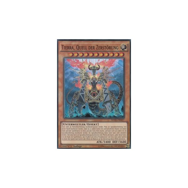 Tierra, Quell der Zerst&ouml;rung RATE-DE027