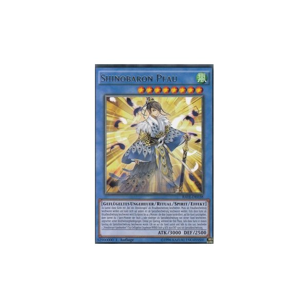 Shinobaron Pfau RATE-DE038