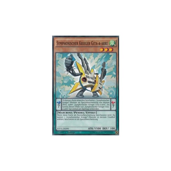 Symphonischer Krieger Gita-a-arre RATE-DE090