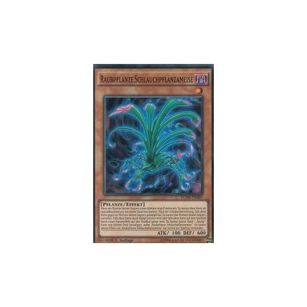 Raubpflanze Schlauchpflanzameise FUEN-DE001