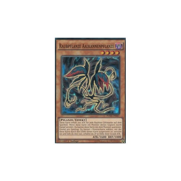 Raubpflanze Aalkannenpflanze FUEN-DE007