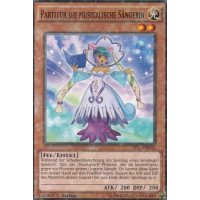 Partitur die musikalische Sängerin STARFOIL SP17-DE031