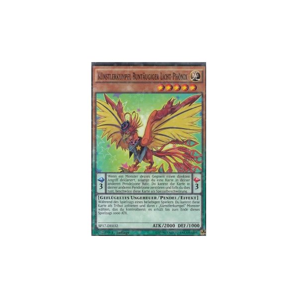K&uuml;nstlerkumpel Bunt&auml;ugiger Licht-Ph&ouml;nix STARFOIL SP17-DE032