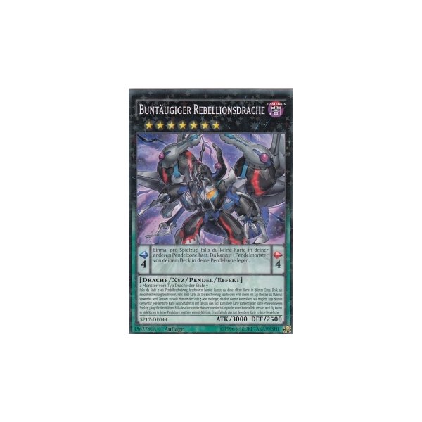 Bunt&auml;ugiger Rebellionsdrache STARFOIL SP17-DE044