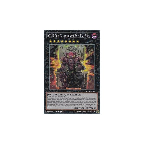 D/D/D-Duo-D&auml;mmerungsk&ouml;nig Kali Yuga STARFOIL SP17-DE045