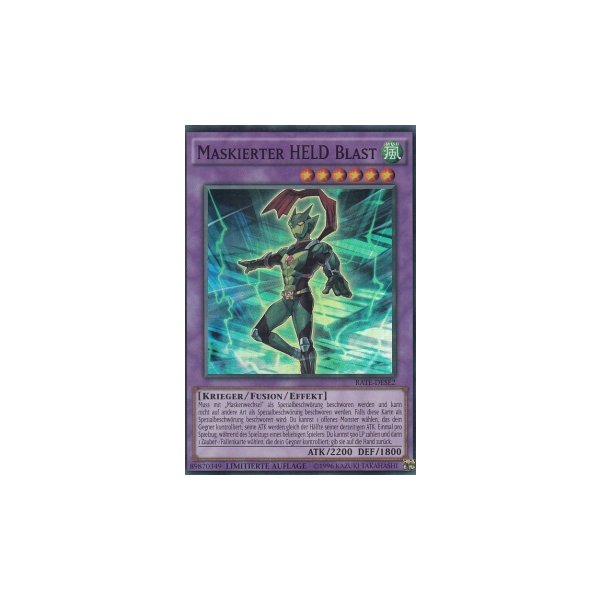 Maskierter HELD Blast RATE-DESE2