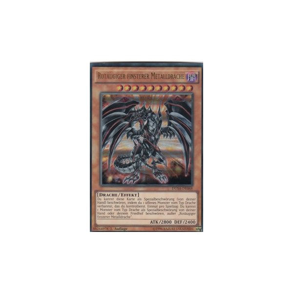 Rot&auml;ugiger finsterer Metalldrache DUSA-DE068