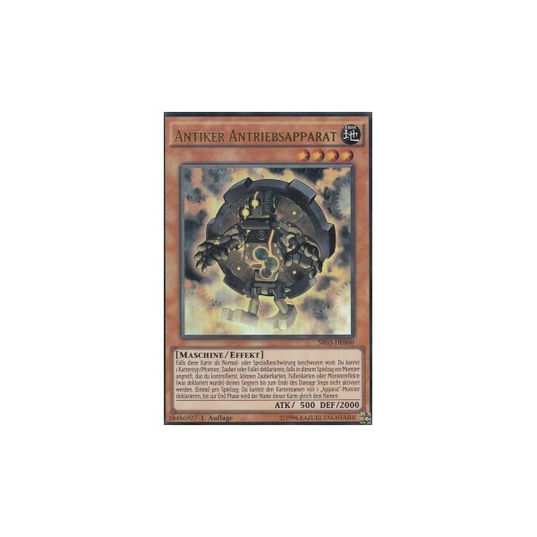 Antiker Antriebsapparat SR03-DE000