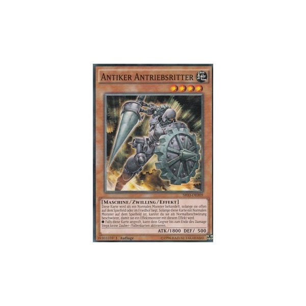 Antiker Antriebsritter SR03-DE009