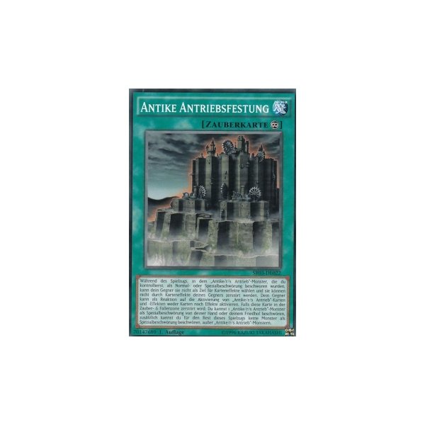 Antike Antriebsfestung SR03-DE022