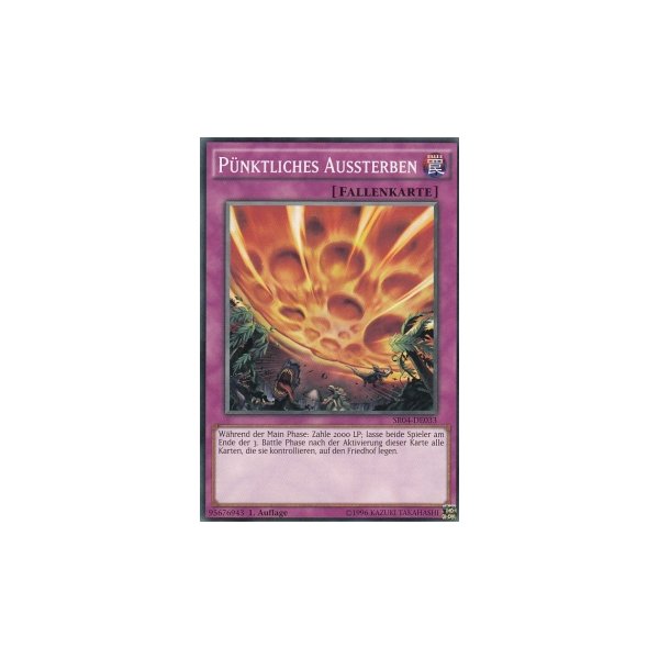 P&uuml;nktliches Aussterben SR04-DE033