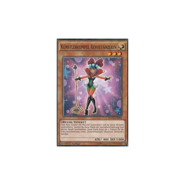 K&uuml;nstlerkumpel Revuet&auml;nzerin MACR-DE003