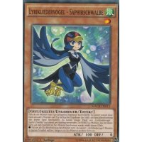 Lyrikliedervogel - Saphirschwalbe MACR-DE013