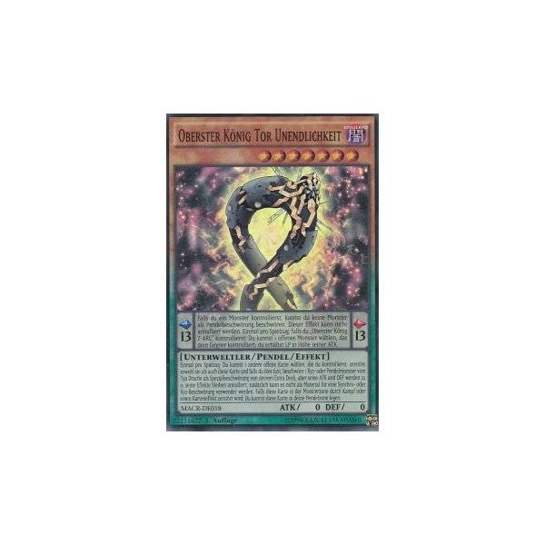 Oberster K&ouml;nig Tor Unendlichkeit MACR-DE018