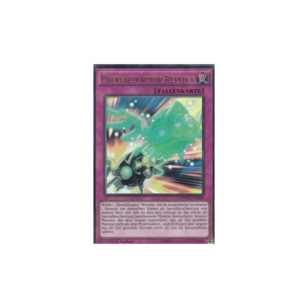 &Uuml;berfallraptor-Replika DPDG-DE008