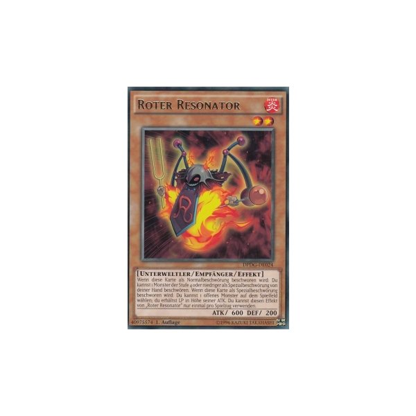 Roter Resonator DPDG-DE024