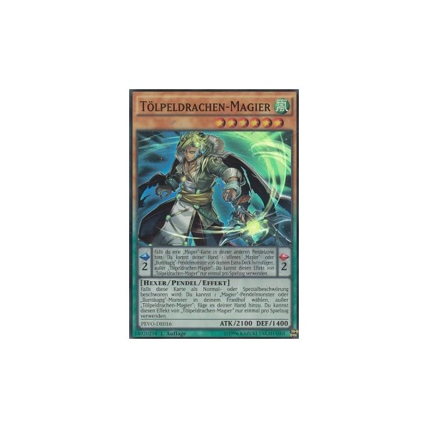 T&ouml;lpeldrachen-Magier PEVO-DE016