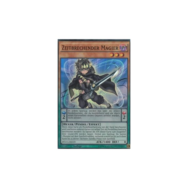Zeitbrechender Magier PEVO-DE019