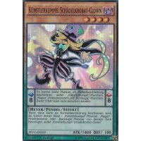 Künstlerkumpel Schädelkrobat-Clown PEVO-DE022