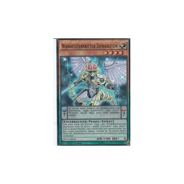 Wandelsternritter Zefraxciton PEVO-DE045