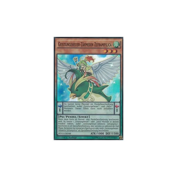 Geistungeheuer-Z&auml;hmerin Zeframpilica PEVO-DE048