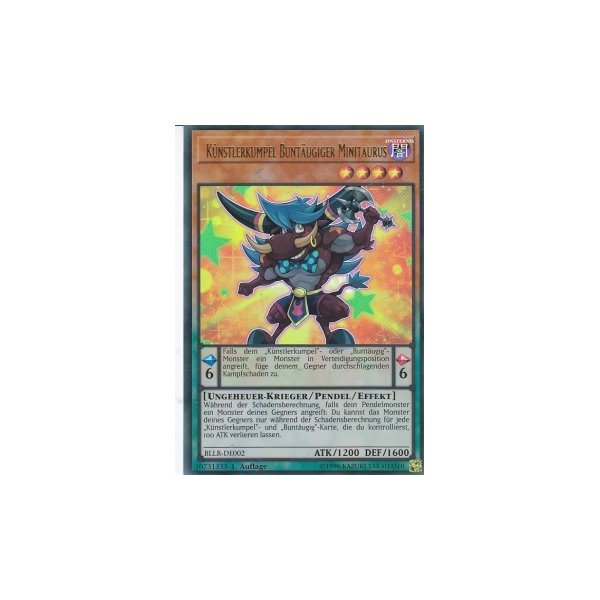 K&uuml;nstlerkumpel Bunt&auml;ugiger Minitaurus BLLR-DE002