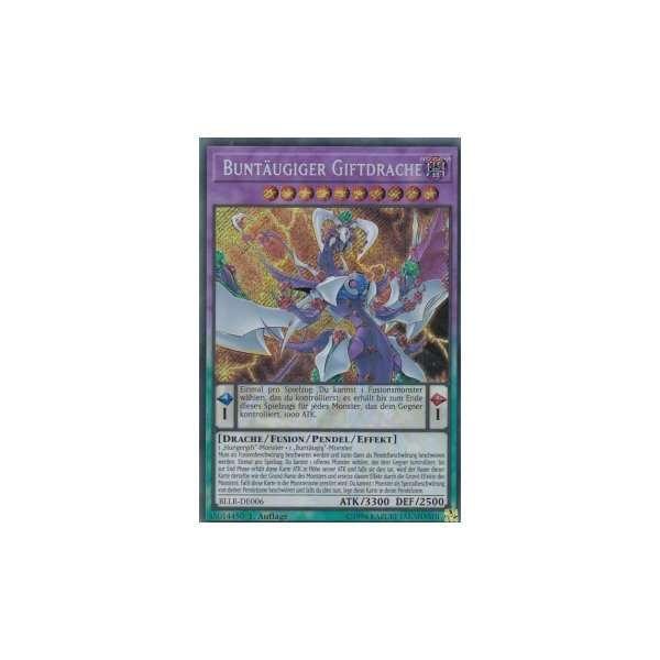 Bunt&auml;ugiger Giftdrache BLLR-DE006