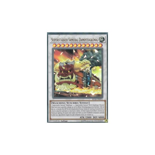 Superstarker Samurai Dampfzugk&ouml;nig BLLR-DE011